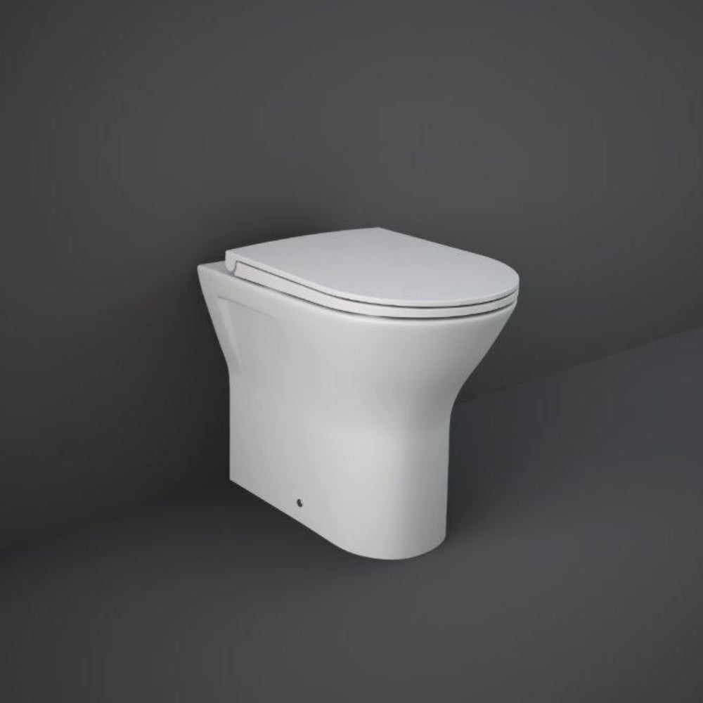 RAK Ceramics Feeling 365mm Back to Wall Pan - Matt White