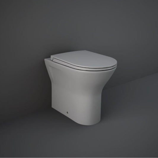 RAK Ceramics Feeling 365mm Back to Wall Pan - Matt Grey