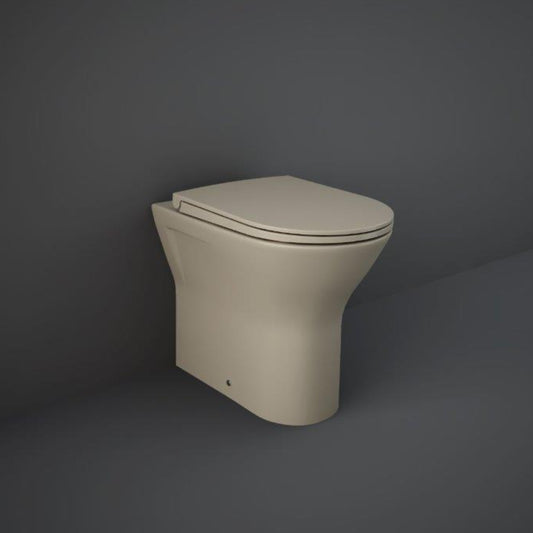 RAK Ceramics Feeling 365mm Back to Wall Pan - Matt Cappuccino