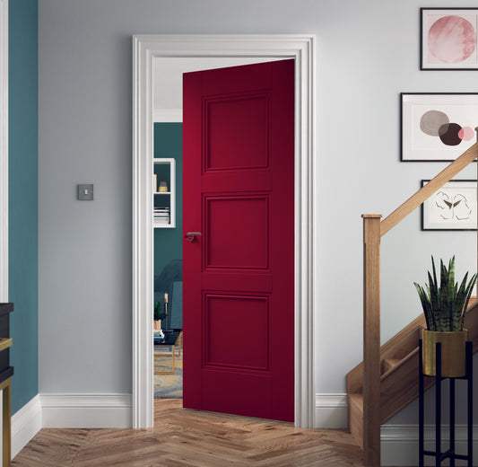 JB Kind Catton primed Internal Door -Ruby Red-1981 x 838 x 35mm