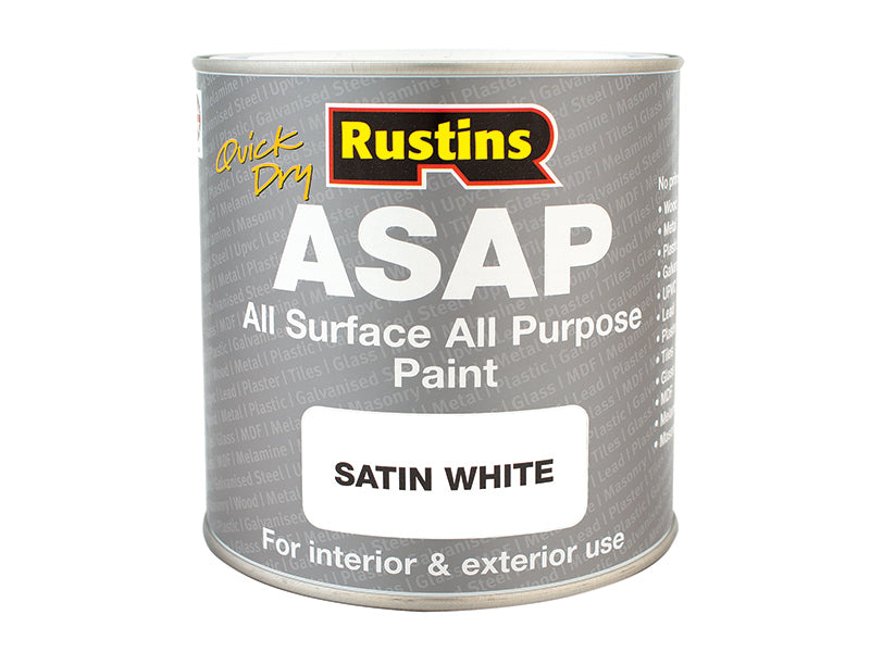 Rustins ASAP Paint White 1 Litre