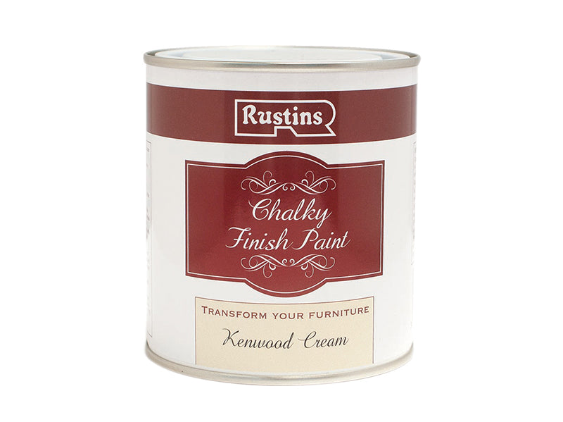 Rustins Chalky Finish Paint Kenwood Cream 250ml