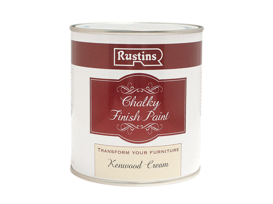 Rustins Chalky Finish Paint Kenwood Cream 250ml