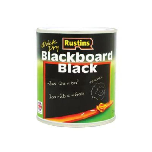 Rustins Quick Dry Blackboard Paint - Matt Black  x 100ml