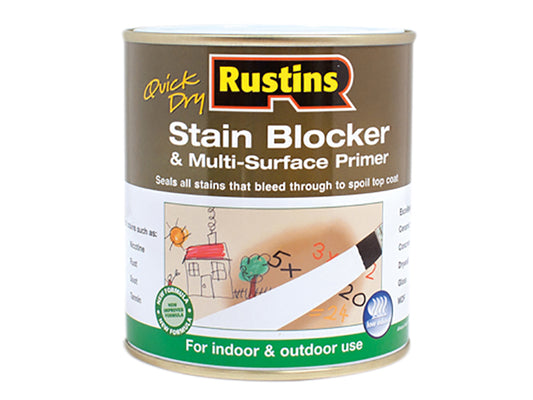 Rustins Quick Dry Stain Block & Multi Surface Primer 500ml