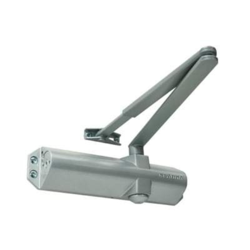 Sparka S-20 Silver Overhead Door Closer and Back Check Valve 