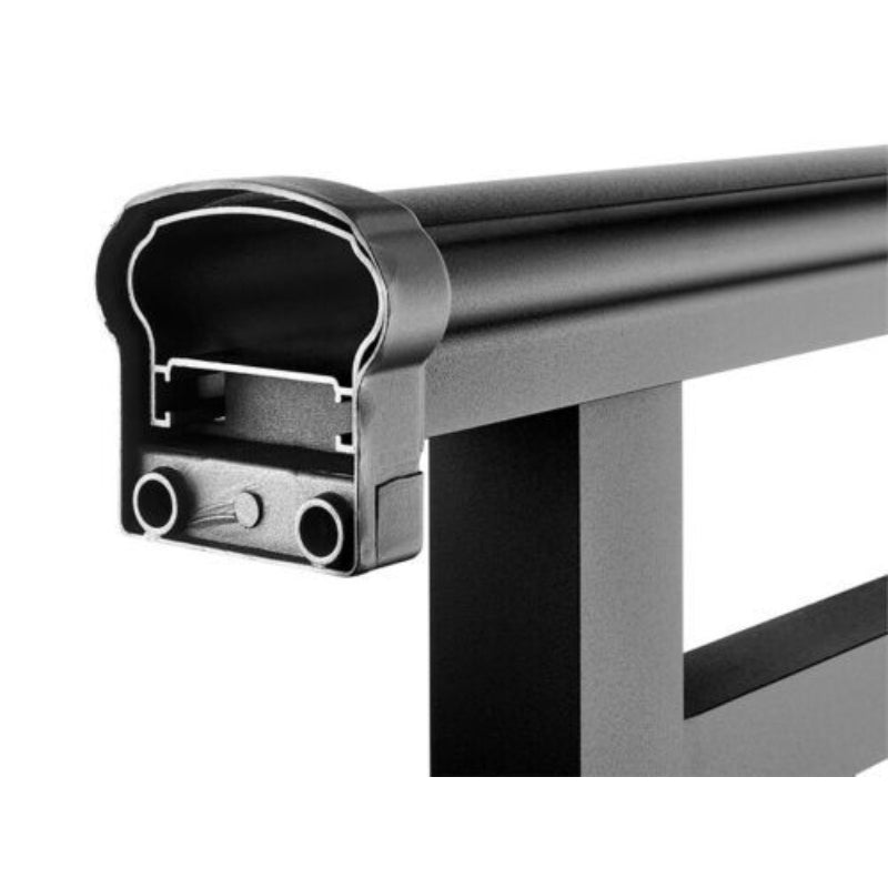 Cladco Aluminium Balustrade Black with Brackets and Foot Caps - All Sizes