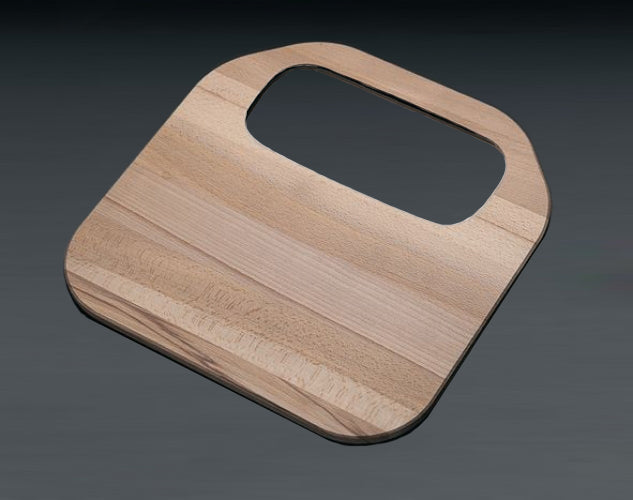 Image for Reginox Wooden Cuttingboard + Colander Stainless Steel S1210