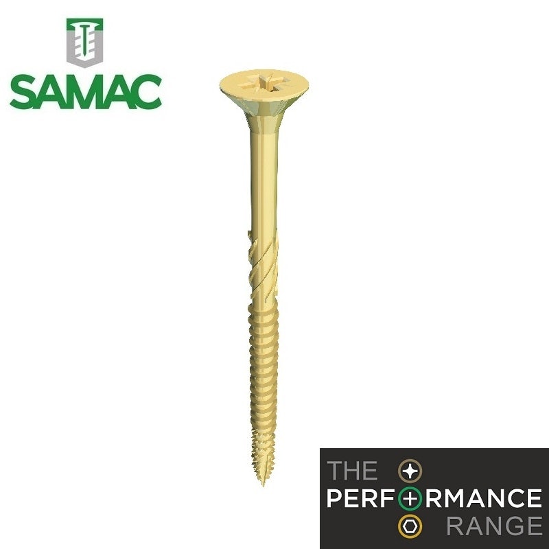 Image for Samac Performance Plus Woodscrews 6.0mm x 70mm - Box of 100