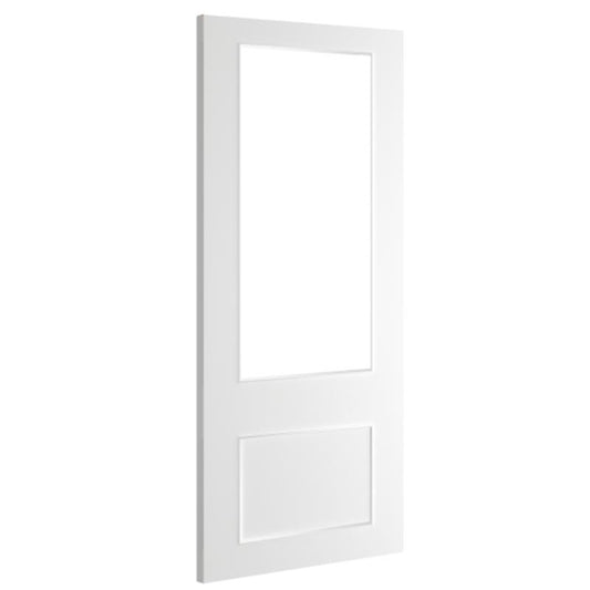 Deanta Sandringham White Primed Glazed Internal Door - All Sizes