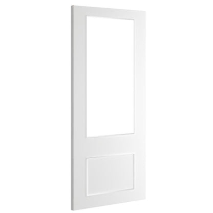 Deanta Sandringham White Primed Glazed Internal Door - All Sizes