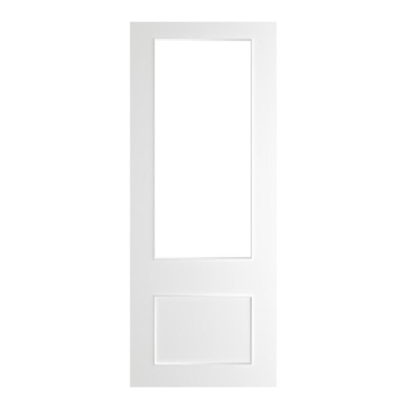 Deanta Sandringham White Primed Glazed Internal Door - All Sizes