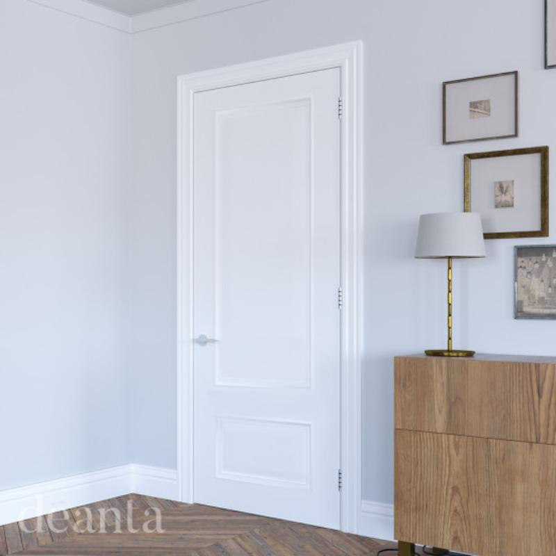 Deanta Sandringham White Primed Internal Door - All Sizes