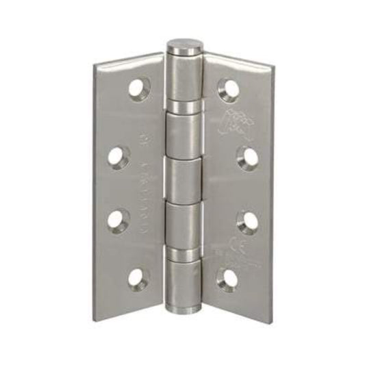 LPD Satin Stainless Steel Butt Hinge - 4" x 3" x 3mm (Pack of 3)