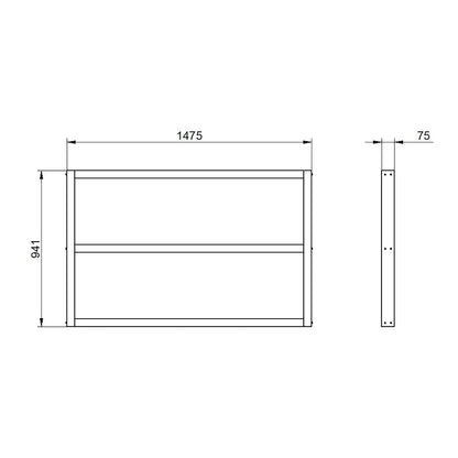 Forest Shed Base for Overlap Sheds - 5 x 3ft