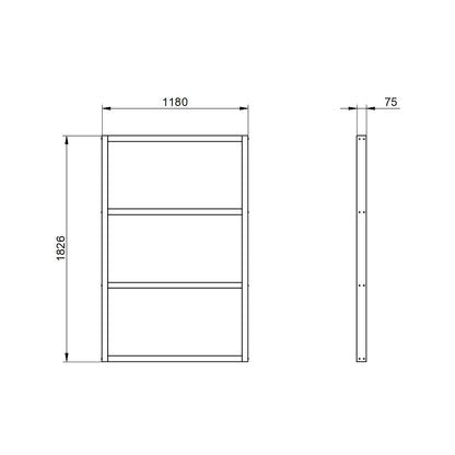 Forest Shed Base for Overlap Sheds - 6 x 4ft