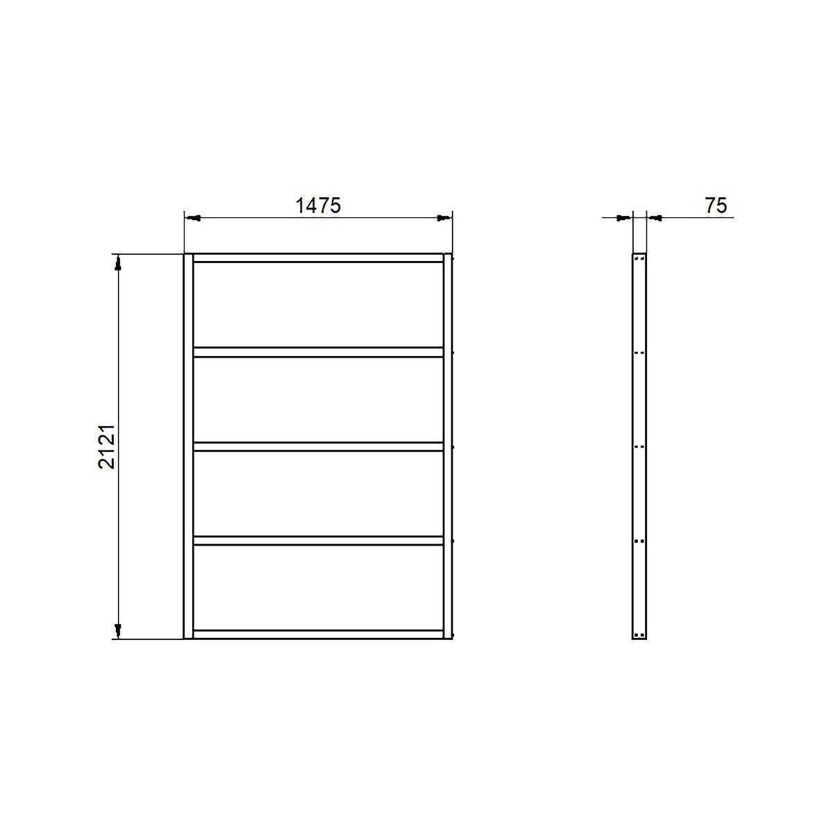 Forest Shed Base for Overlap Sheds - 7 x 5ft