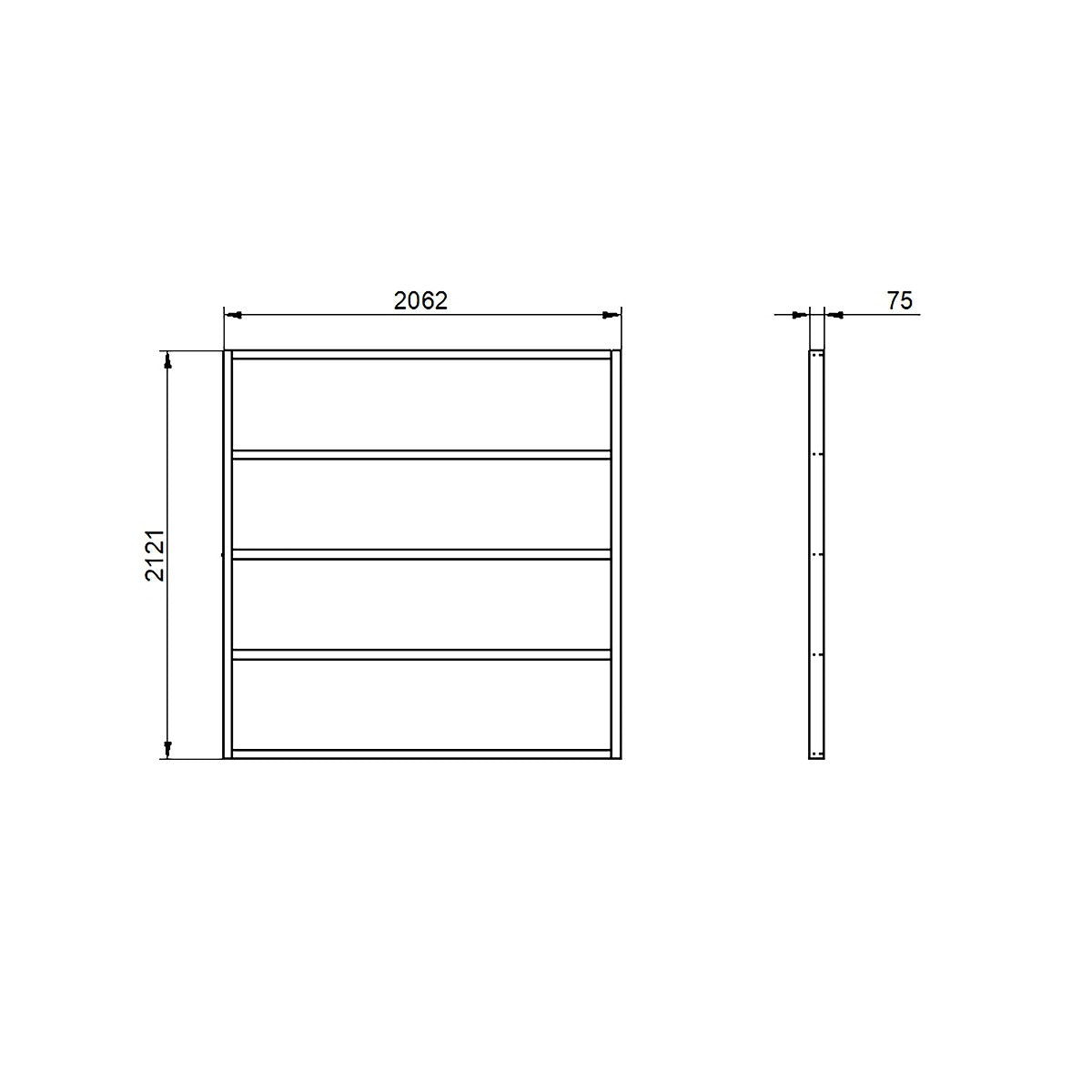 Forest Shed Base for Overlap Sheds - 7 x 7ft