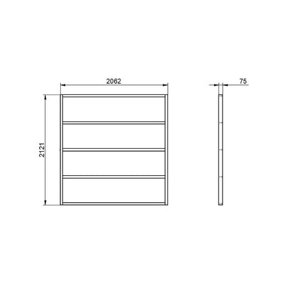 Forest Shed Base for Overlap Sheds - 7 x 7ft