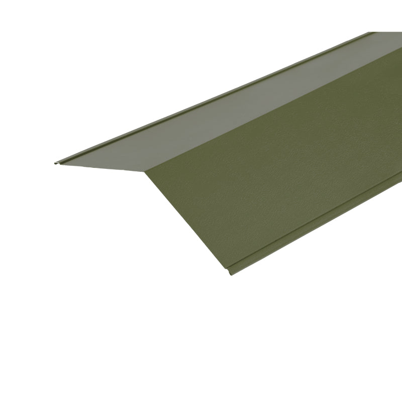 Cladco Metal PVC Plastiol Coated Ridge Flashing 200mm x 200mm x 3m - All Colours