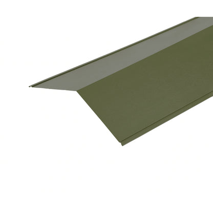 Cladco Metal Plastiol Coated Ridge Flashing 150mm x 150mm x 3m - All Sizes