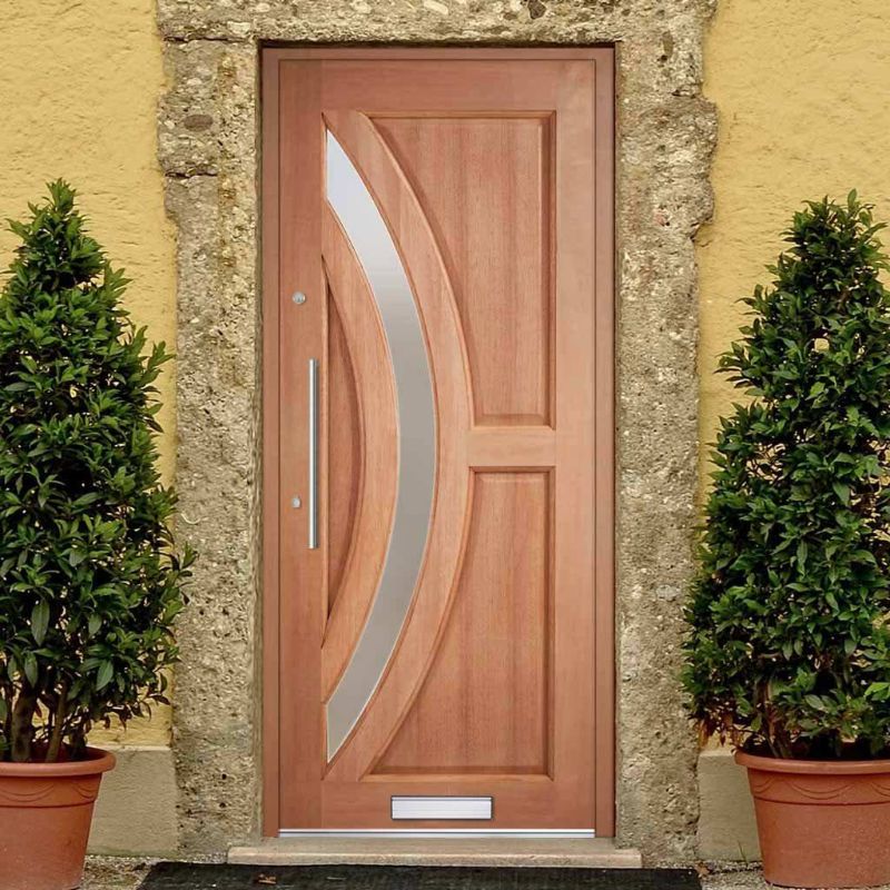 Image for LPD External Hardwood M&T Harrow Frosted Glazed Door - 78in x 30in x 44mm (1981 x 762mm)