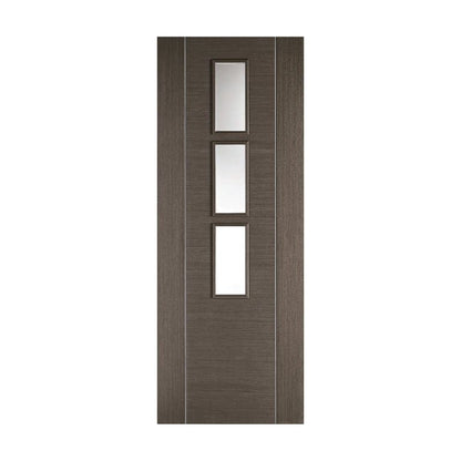 LPD Chocolate Grey Alcaraz Glazed Internal Door 78in x 27in x 35mm (1981 x 686mm)