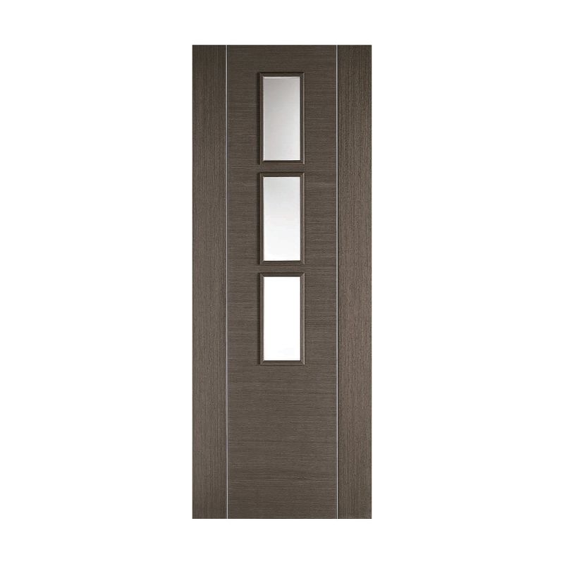 LPD Chocolate Grey Alcaraz Glazed Internal Door 78in x 30in x 35mm (1981 x 762mm)