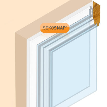 Sekosnap Secondary Glazing Side Fix Kit - All Sizes