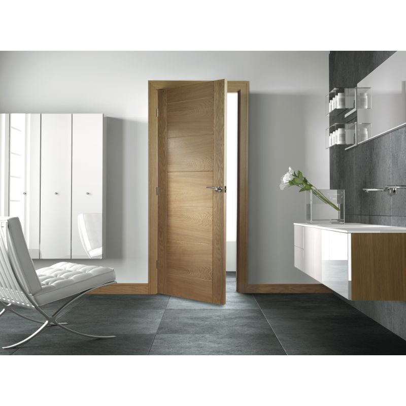 Image for Deanta Seville Interior Oak Door