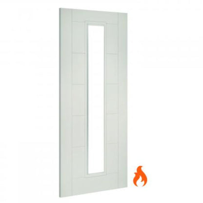 Image for Deanta Seville Unglazed Interior White Primed Fire Door - 1981 x 610 x 45 mm