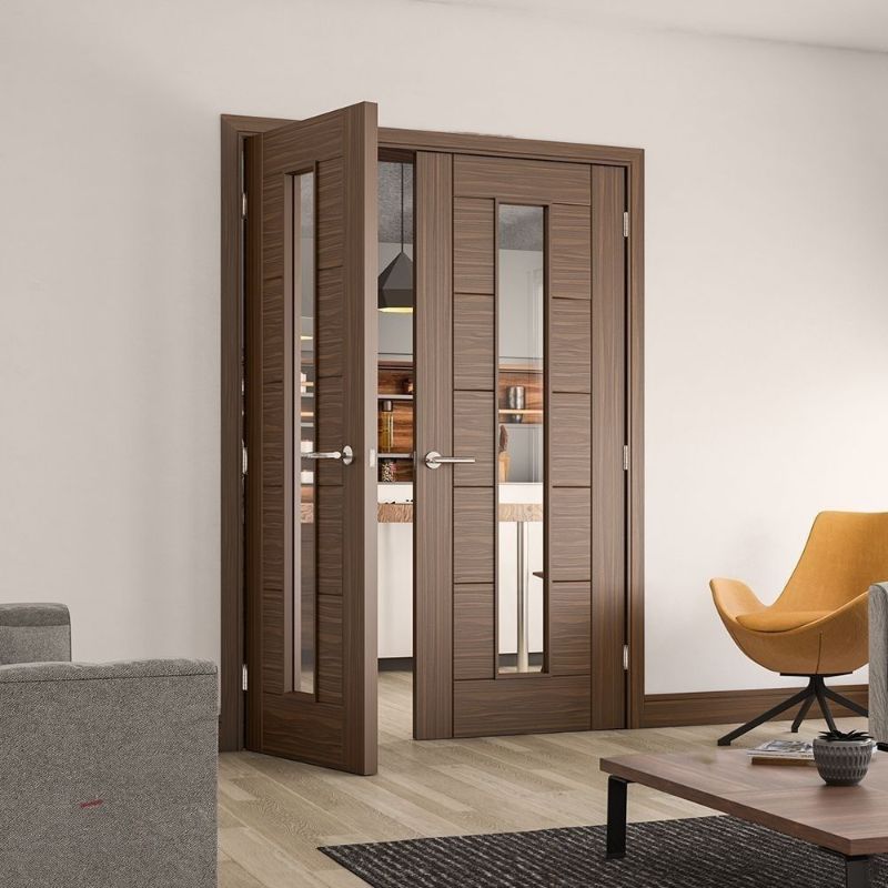 Image for Deanta Seville Unglazed Interior Walnut Door