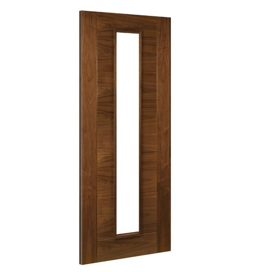 Deanta Seville Prefinished Glazed Interior Walnut Fire Door