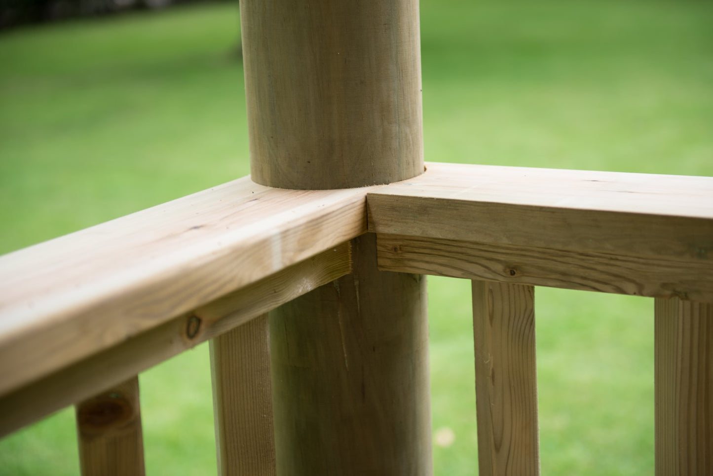 Image for Forest 3.5m Square Wooden Gazebo with Cedar Roof - Inc Base