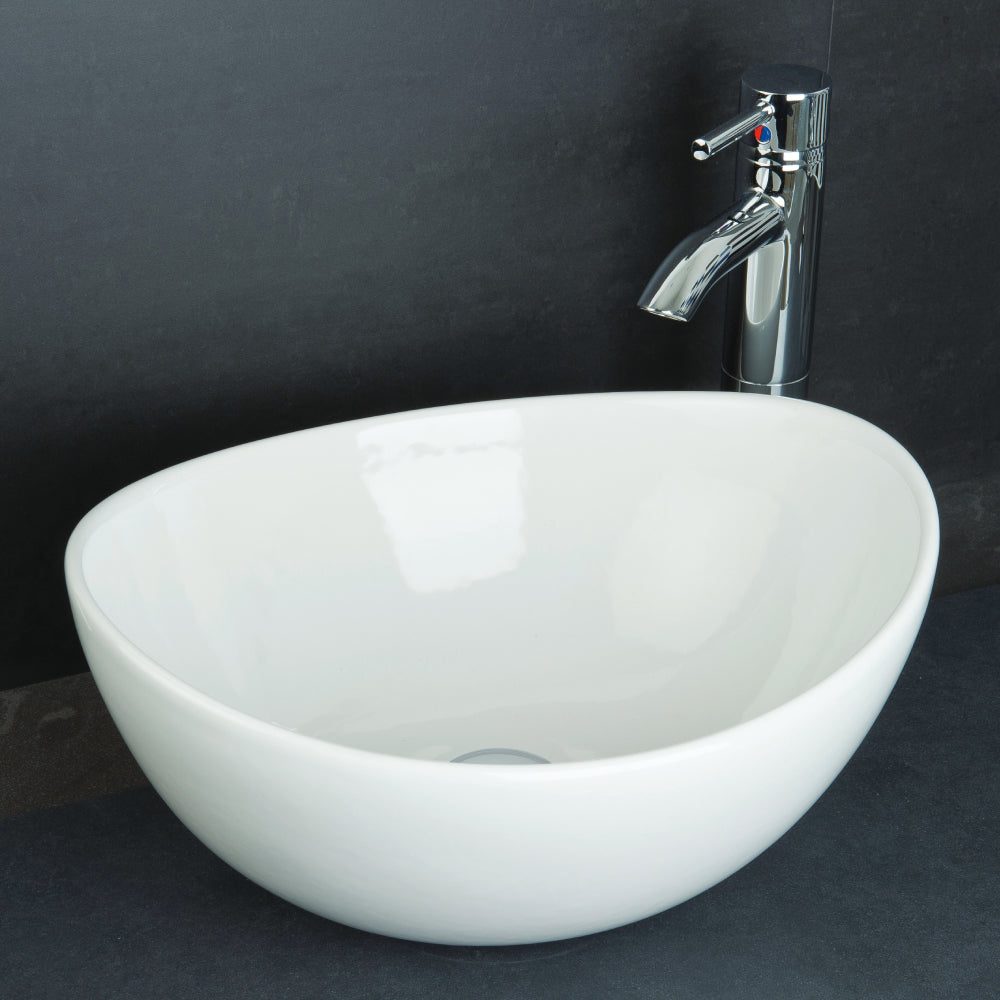 RAK Ceramics Shell 325mm Countertop Basin White