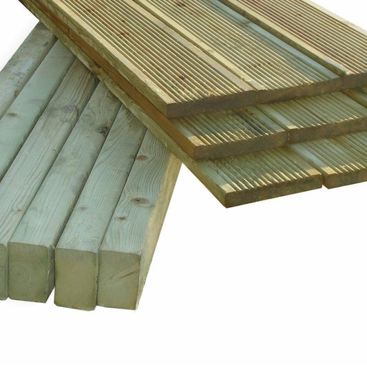 Shire Presure Treated Decking Kit - All Sizes