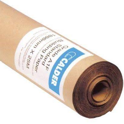 Standard Building Paper Grade A1F Lead Underlay - 25m x 1m 