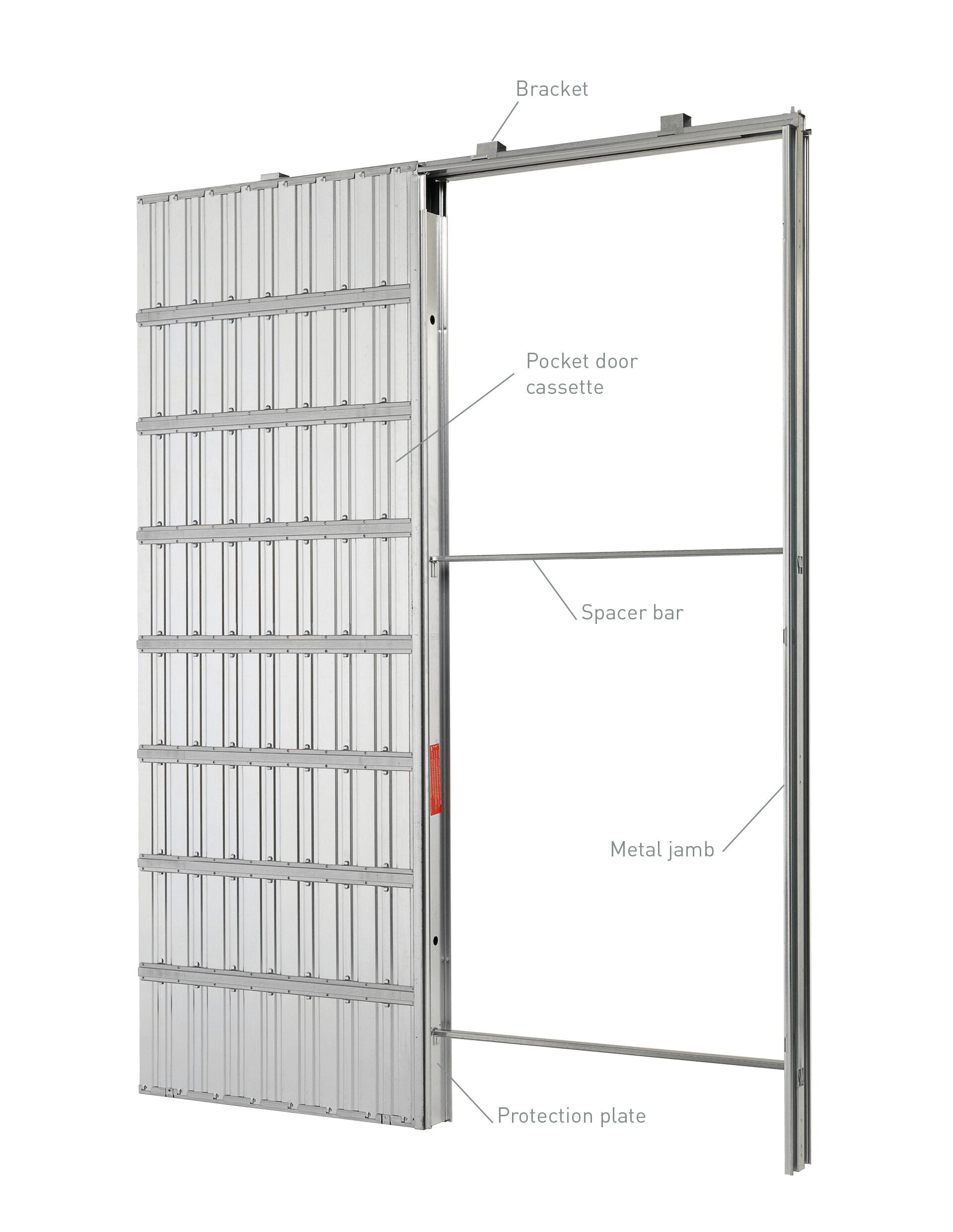 Image For JB Kind Single Pocket Door System