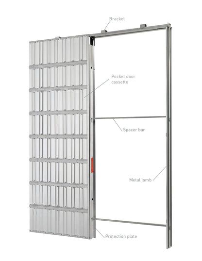 Image For JB Kind Single Pocket Door System