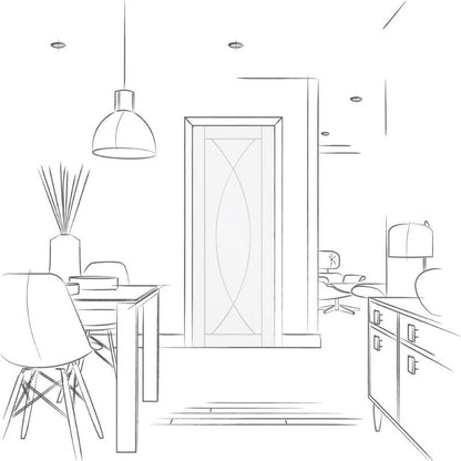 Image for XL Joinery Pesaro Internal White Primed Door 1981 x 838 x 35mm (33")