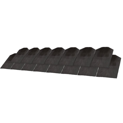 Eco Slate (Recycled Plastic) Roof Tile (Pack of 16) - All Colours