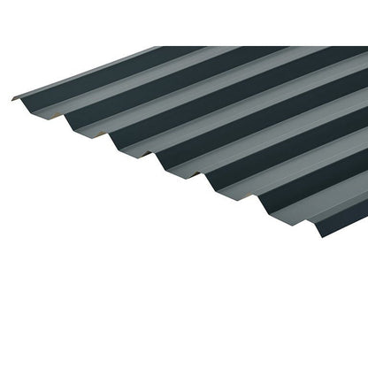 Cladco 34/1000 Box Profile  Polyester Paint Coated  0.7mm Metal Roof Sheet Slate Blue - All Sizes