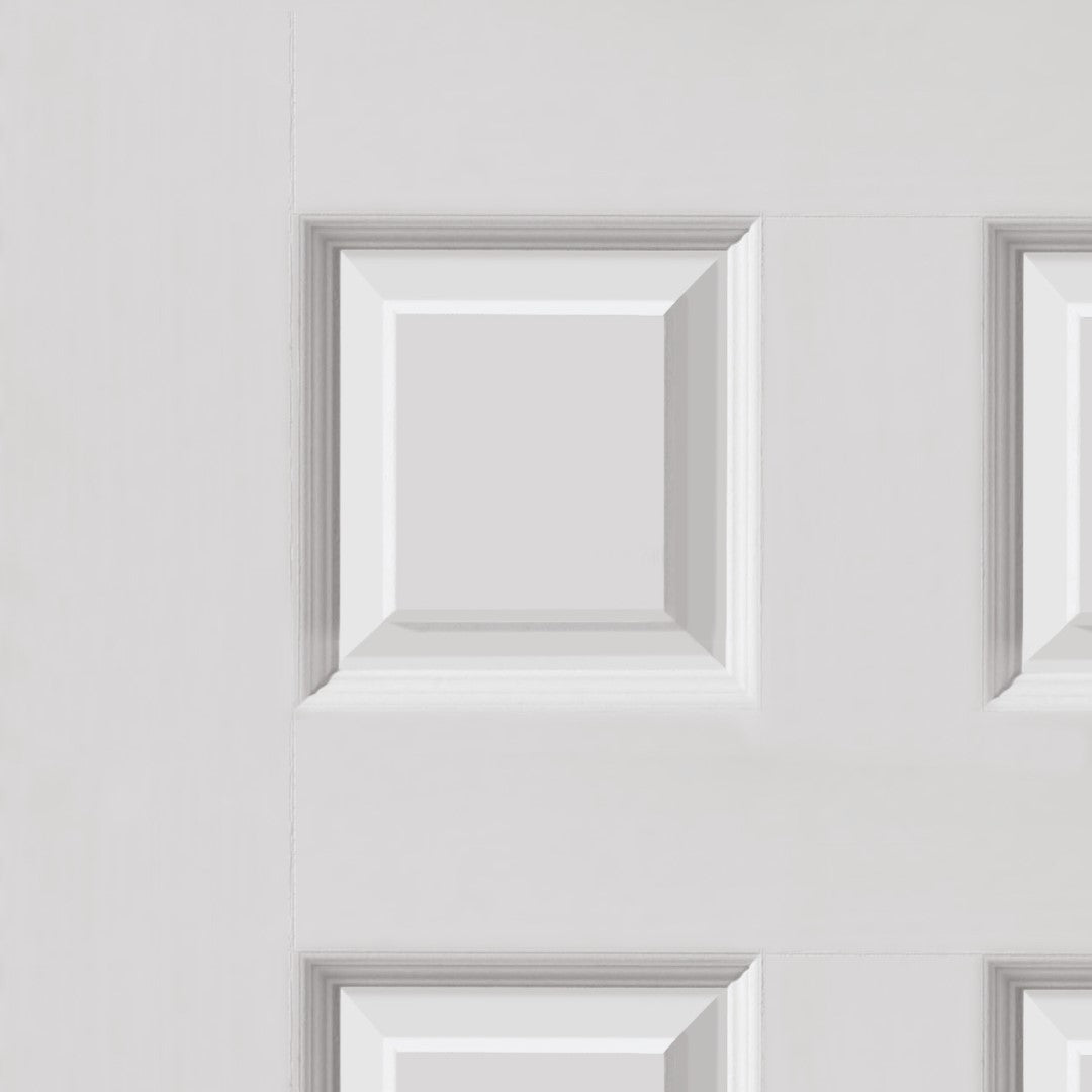 Image For JB Kind White Smooth 6 Moulded Panel Colonist Internal Door