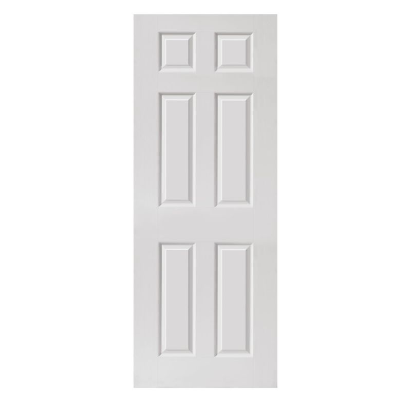 JB Kind White Smooth 6 Moulded Panel Colonist Internal Fire Door-78in x 27in x 44mm (1981 x 686mm)