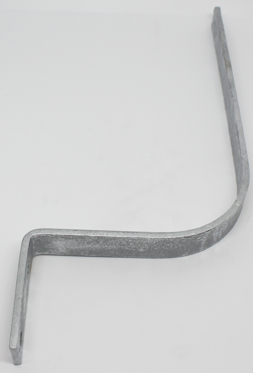 Image for Galvanised Half Round Bracket for Samac Snow Guards - 150mm