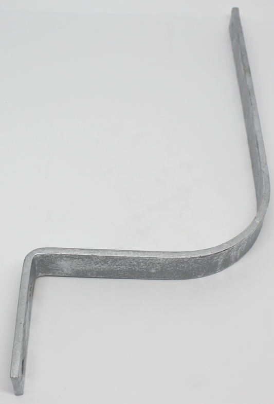 Image for Galvanised Half Round Bracket for Samac Snow Guards - 150mm