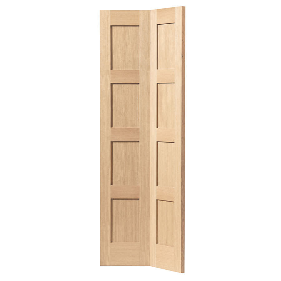 Image for JB Kind Oak Snowdon Bi-Fold Internal Door Unfinished