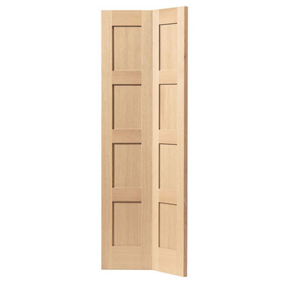 JB Kind Oak Snowdon Bi-Fold Internal Door Unfinished 1981 X 762 X 35mm