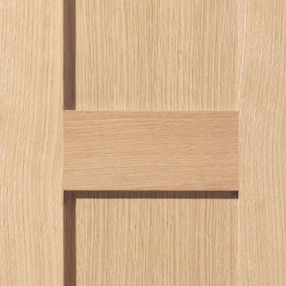 JB Kind Oak Snowdon Bi-Fold Internal Door Unfinished