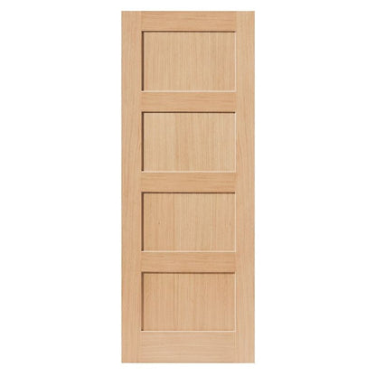 JB Kind Oak Snowdon Internal Door Unfinished 1981 X 610 X 35mm